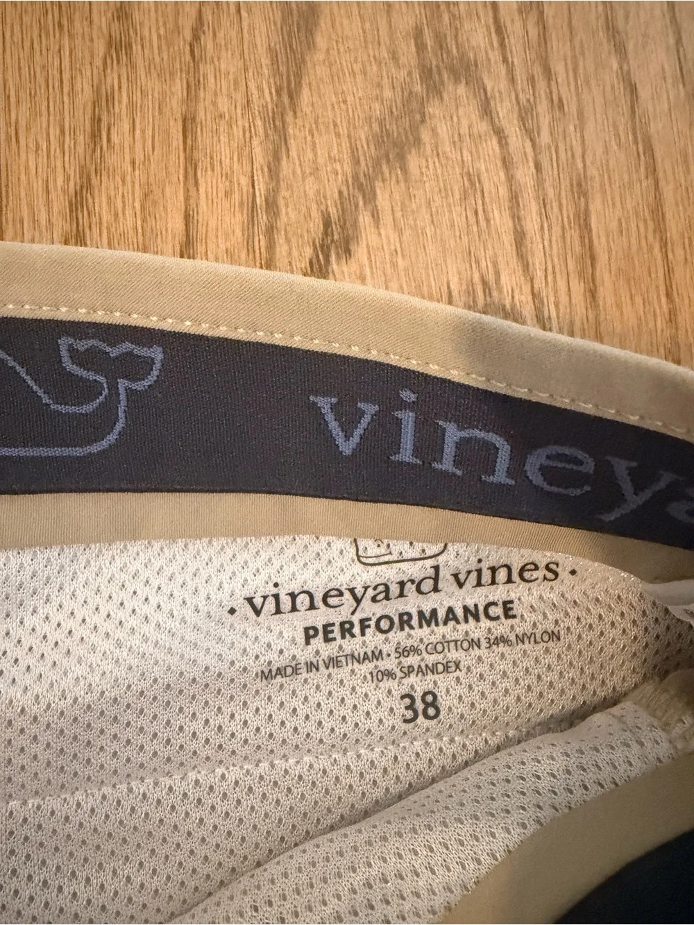 Vineyard Vines Men's Khaki Performance Shorts